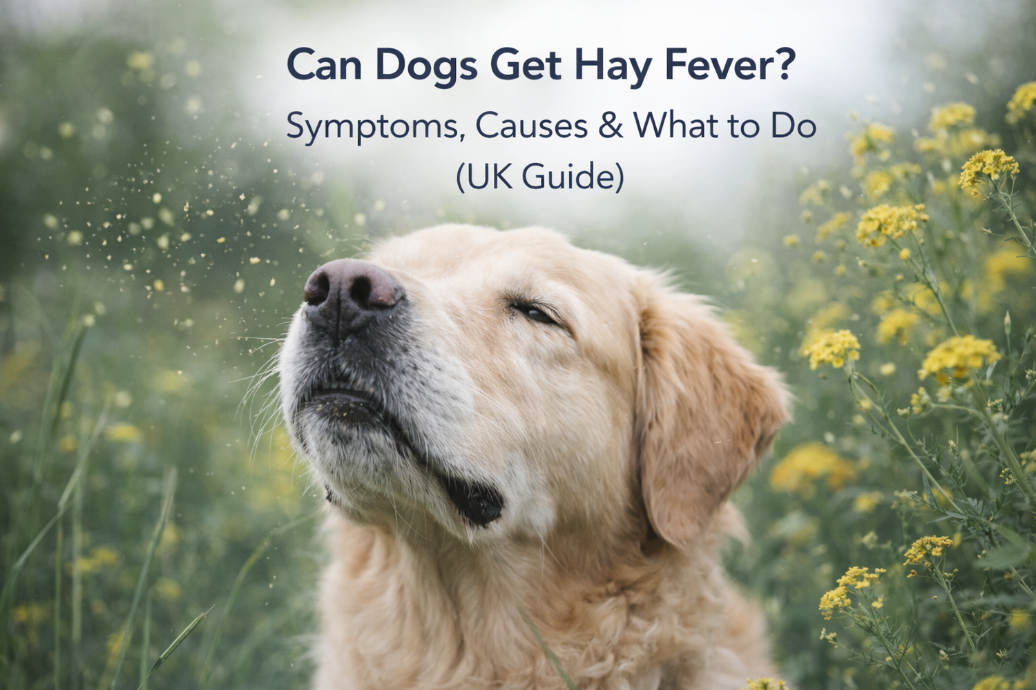 Can Dogs get Hayfever