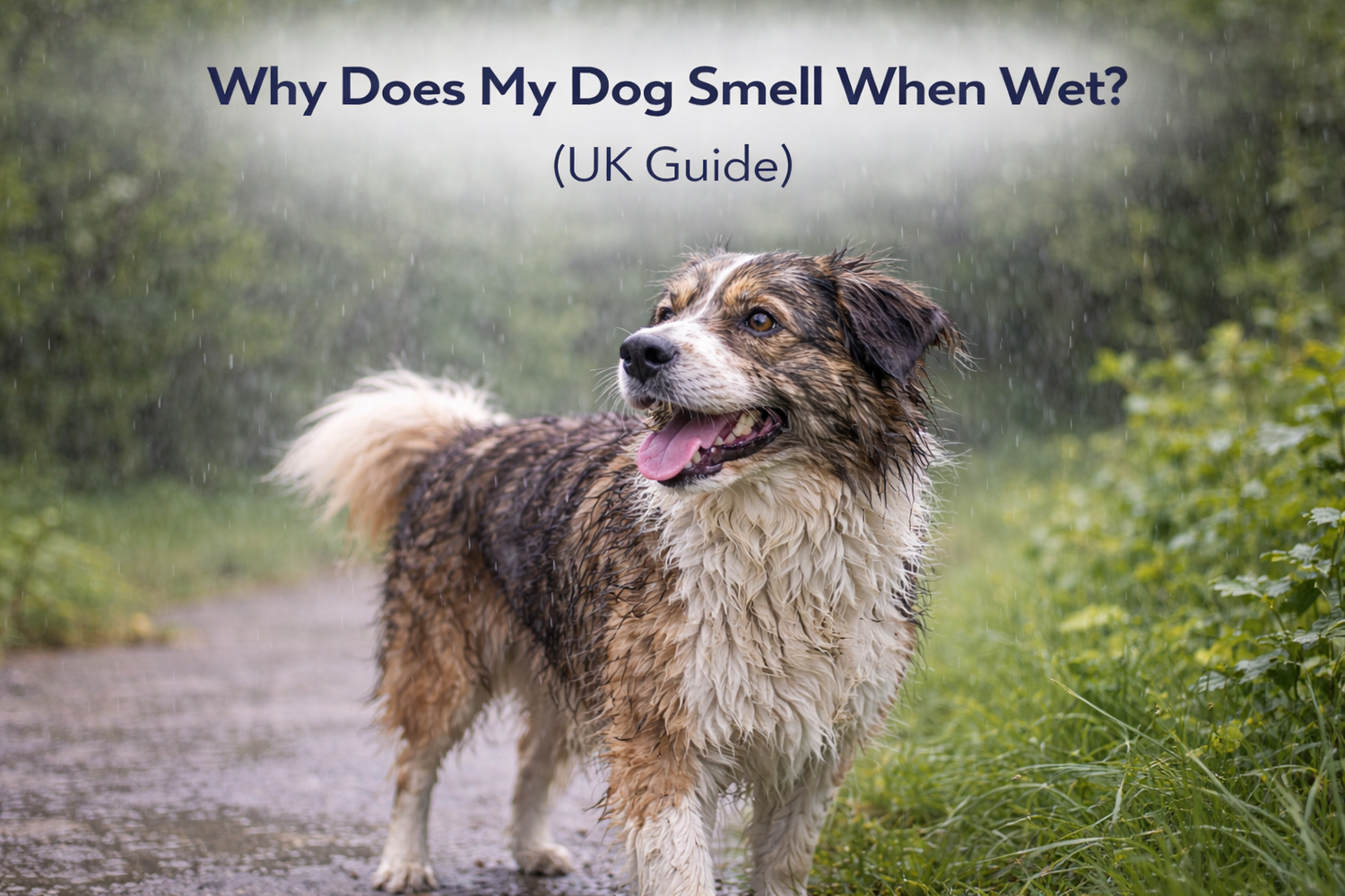 Why does my dog smell when wet?
