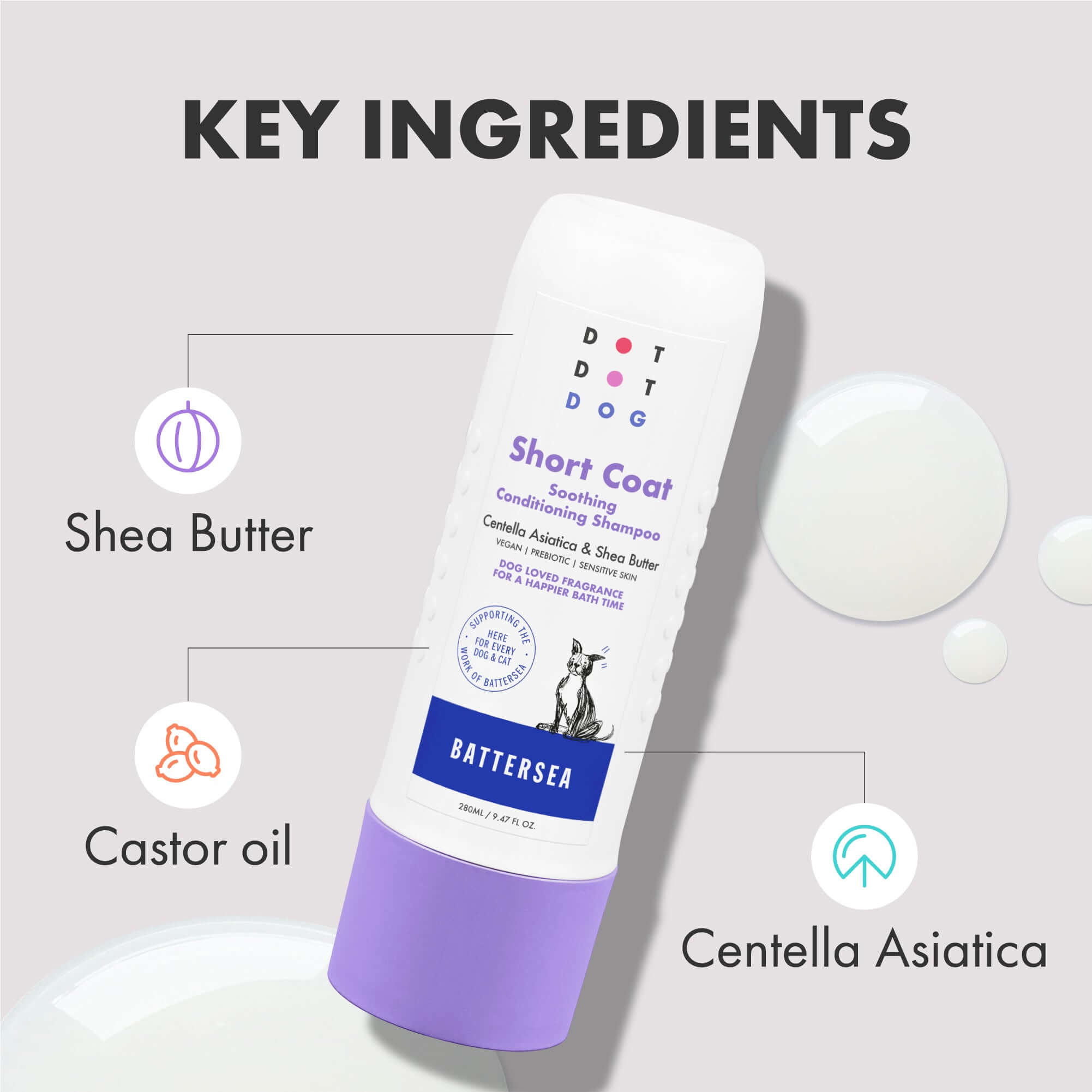 Contains natural ingredients Shea Butter for a silky finish