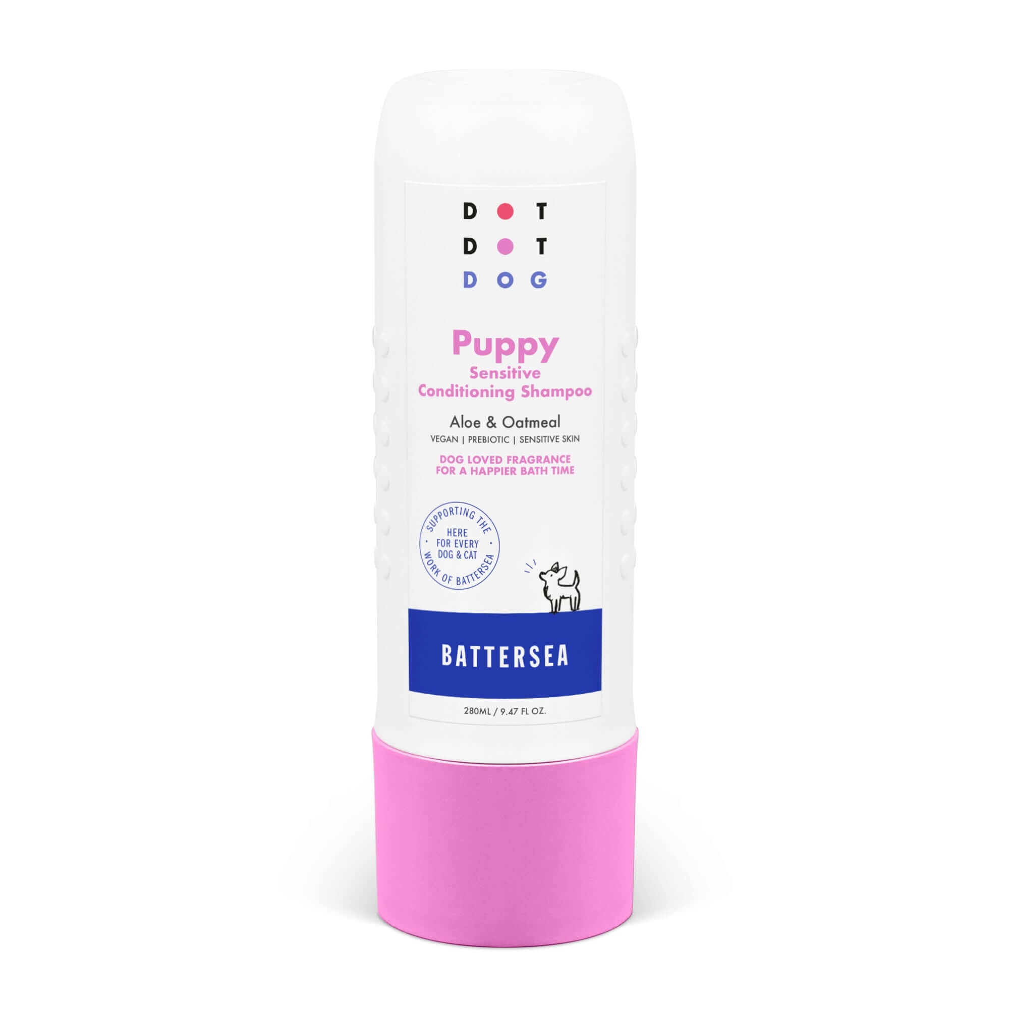 Battersea Conditioning Puppy Oatmeal Shampoo front of bottle