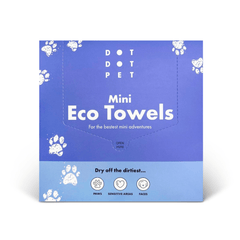 Eco Dog Towels Mini Natural Biodegradable