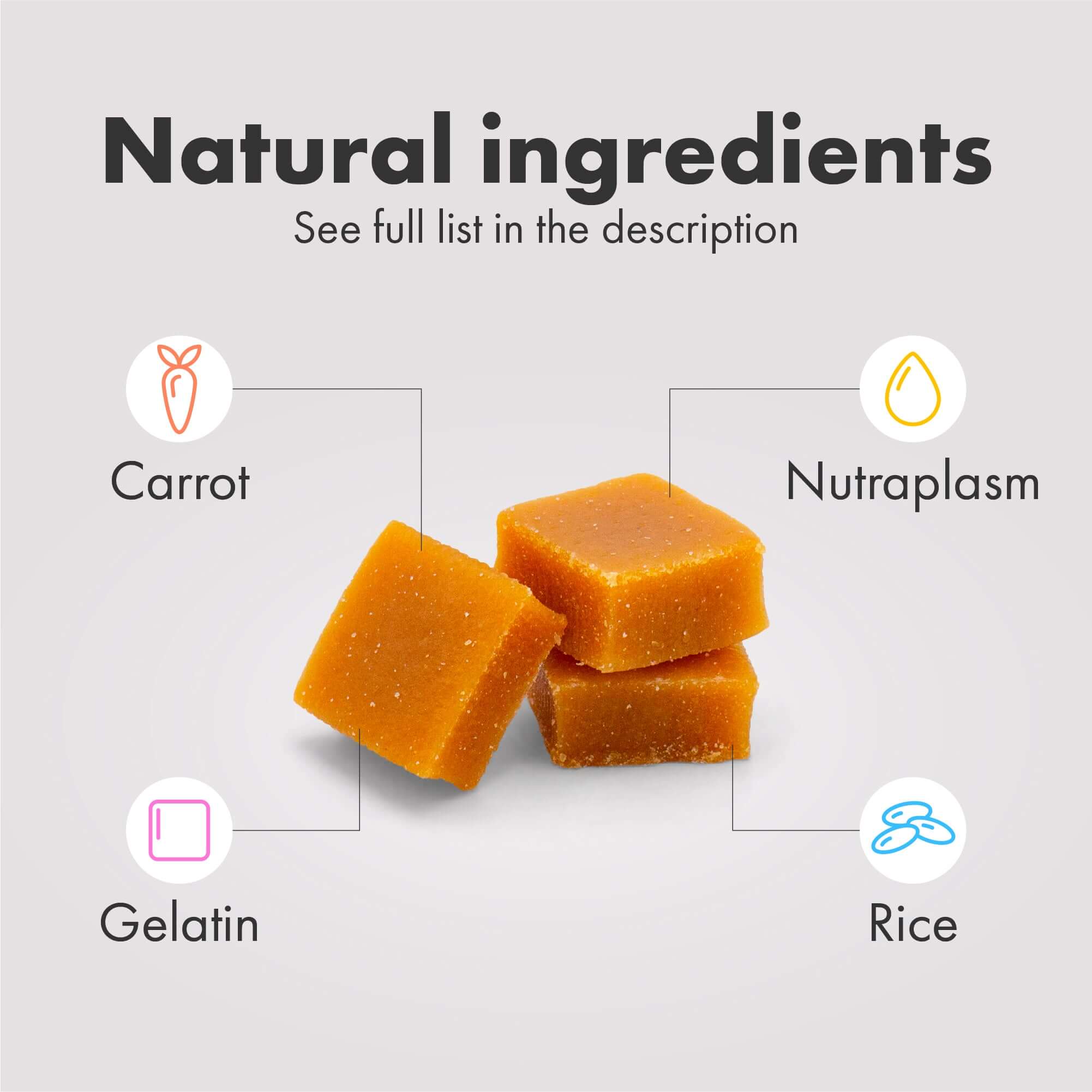 Vet endorsed natural ingredients in Multifit healthy cat treats