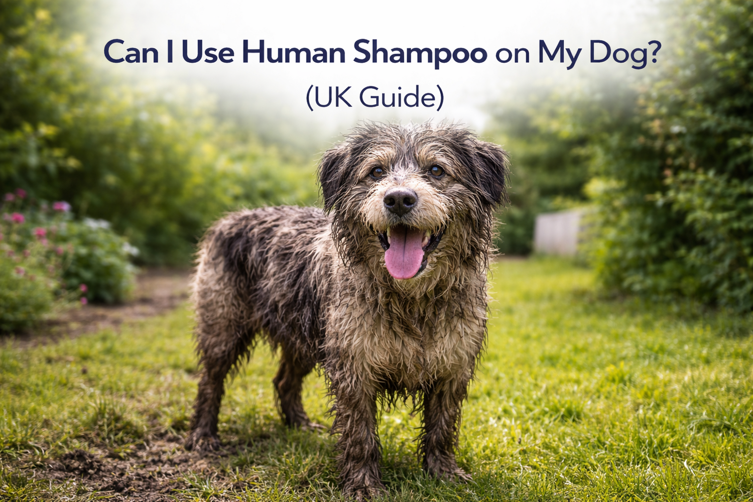 Can I use human shampoo on my dog?