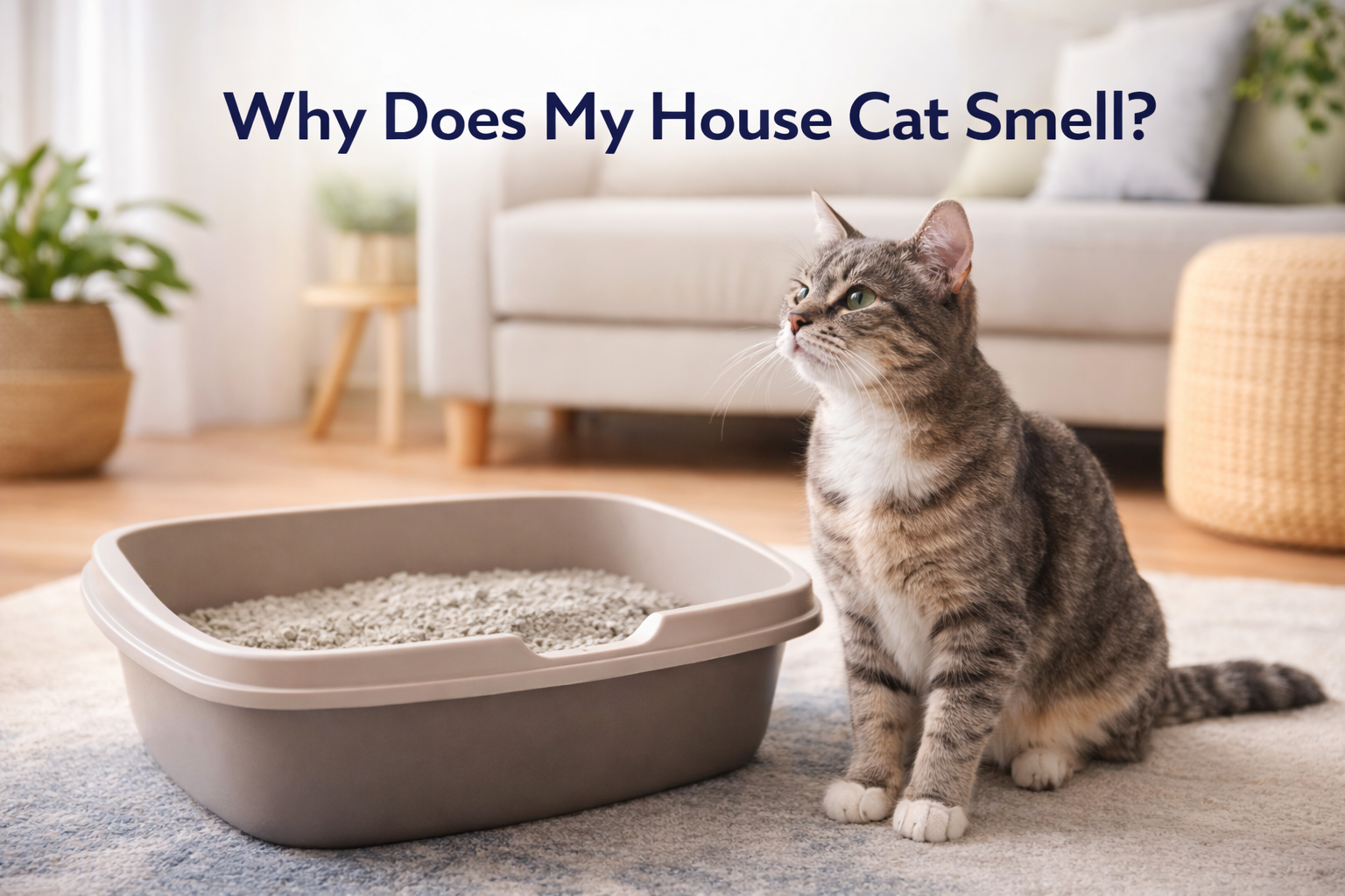 Why does my house cat smell