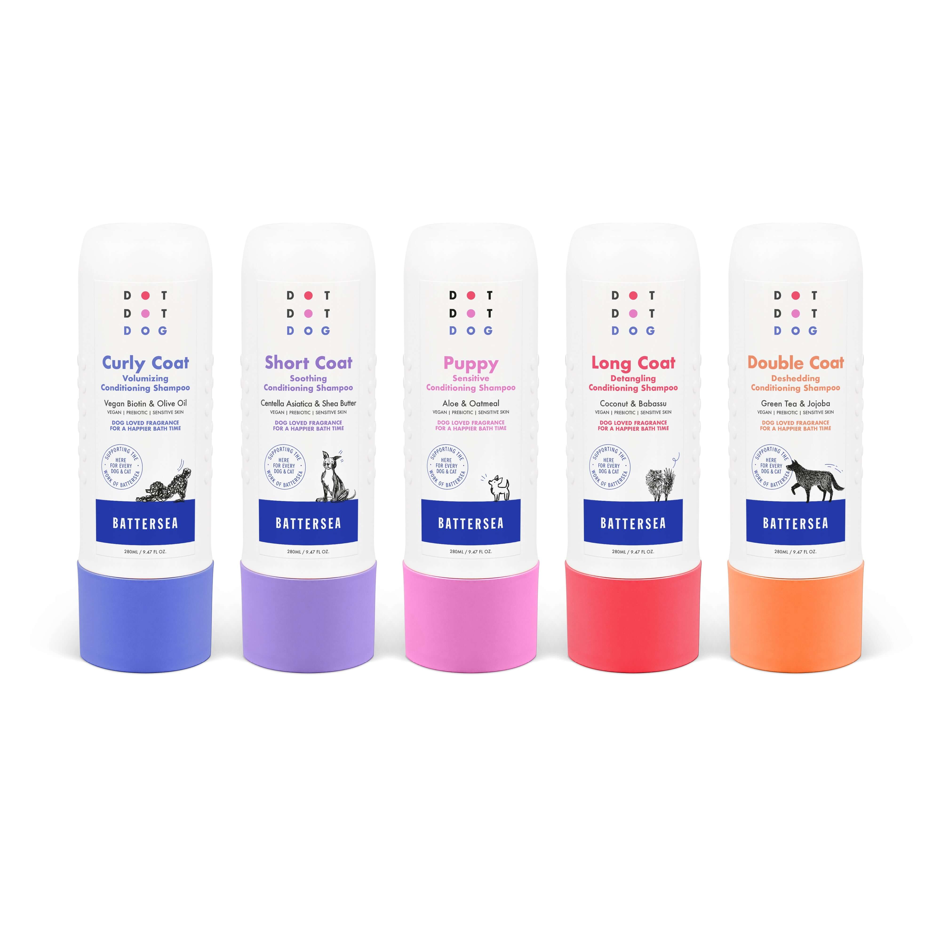 DotDotPet's Battersea Conditioning dog shampoo range