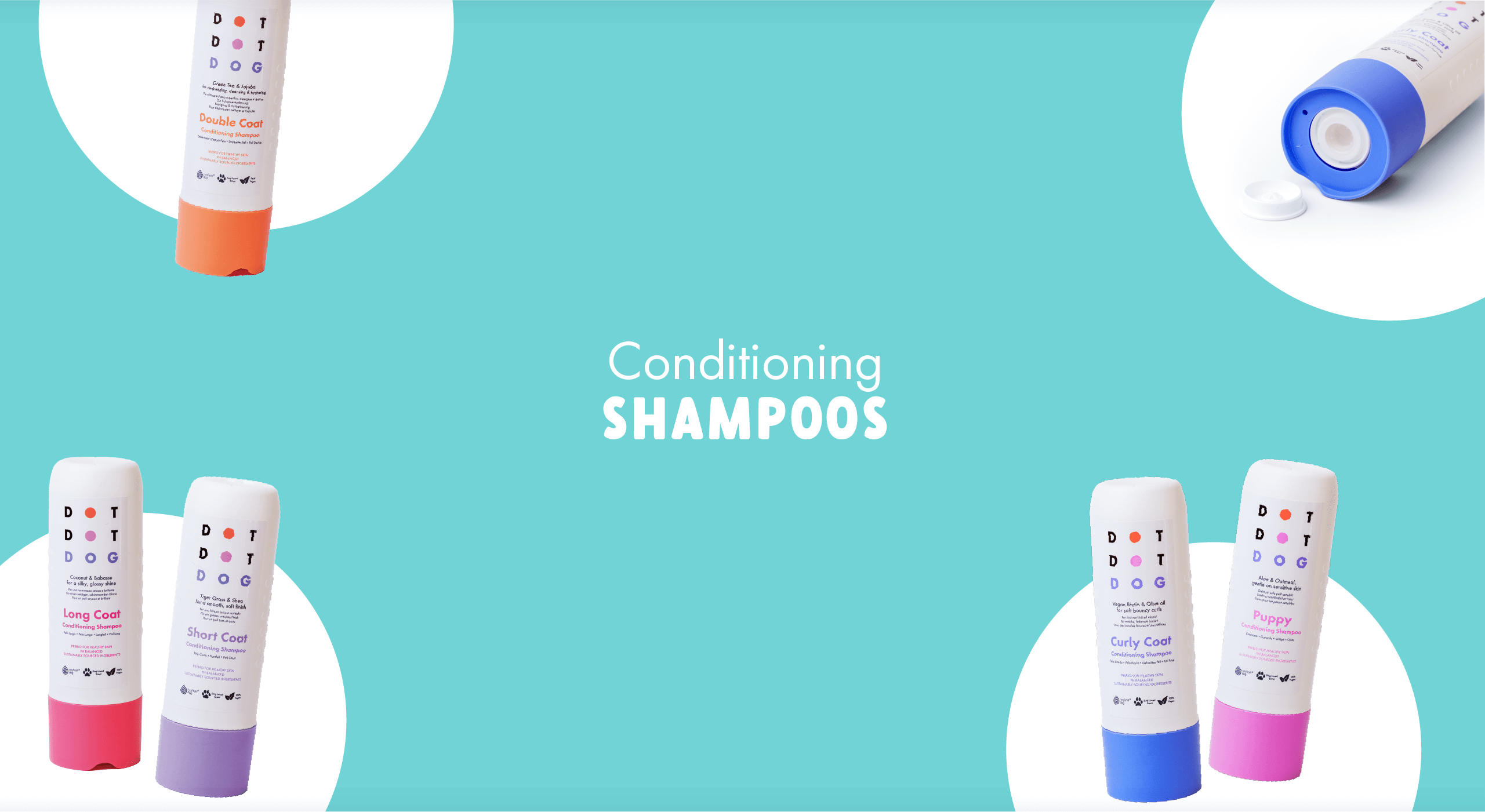 3 in 1 Conditioning Dog Shampoos from DotDotPet