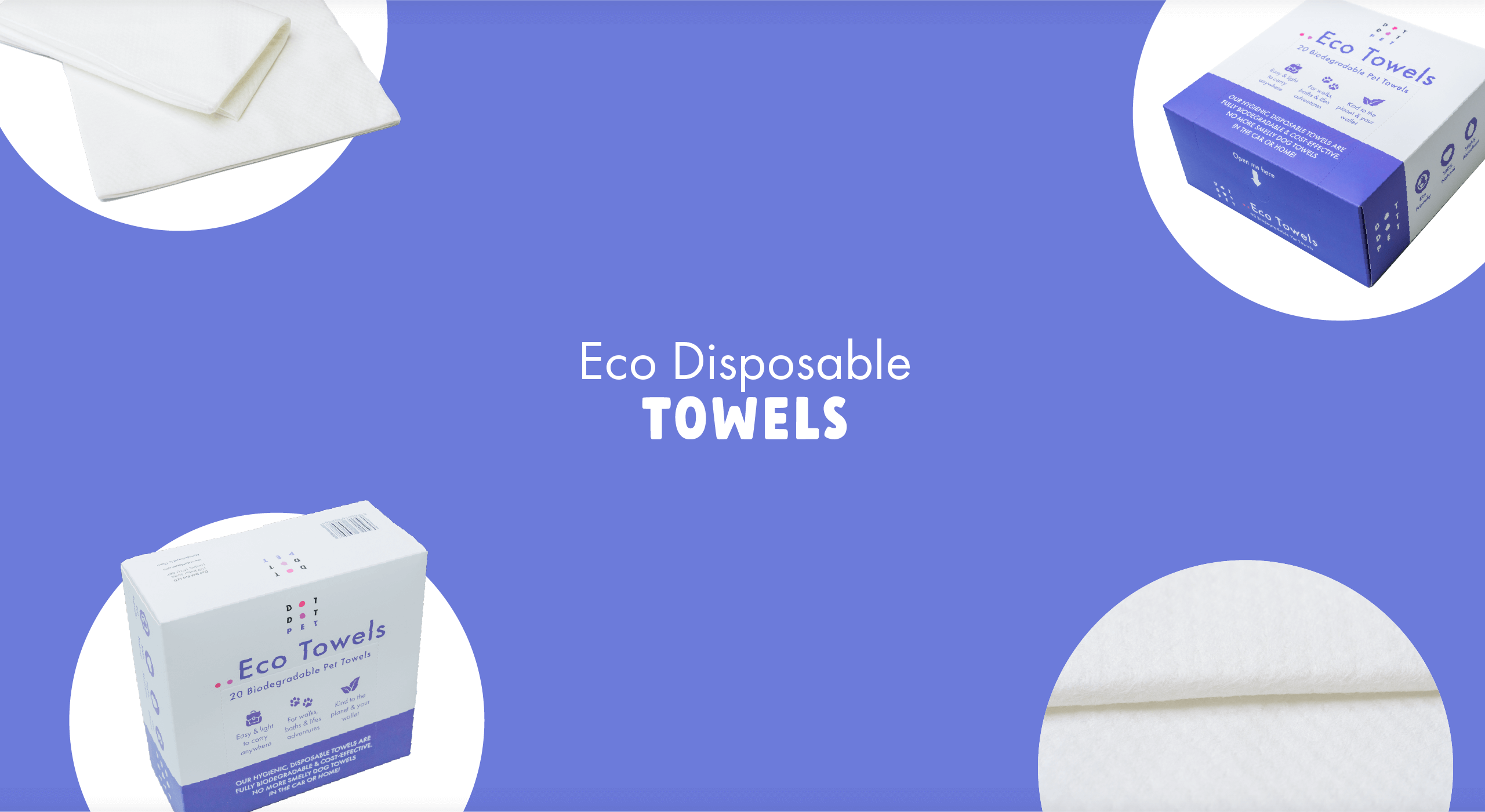 DotDotPet Eco Dog Towels