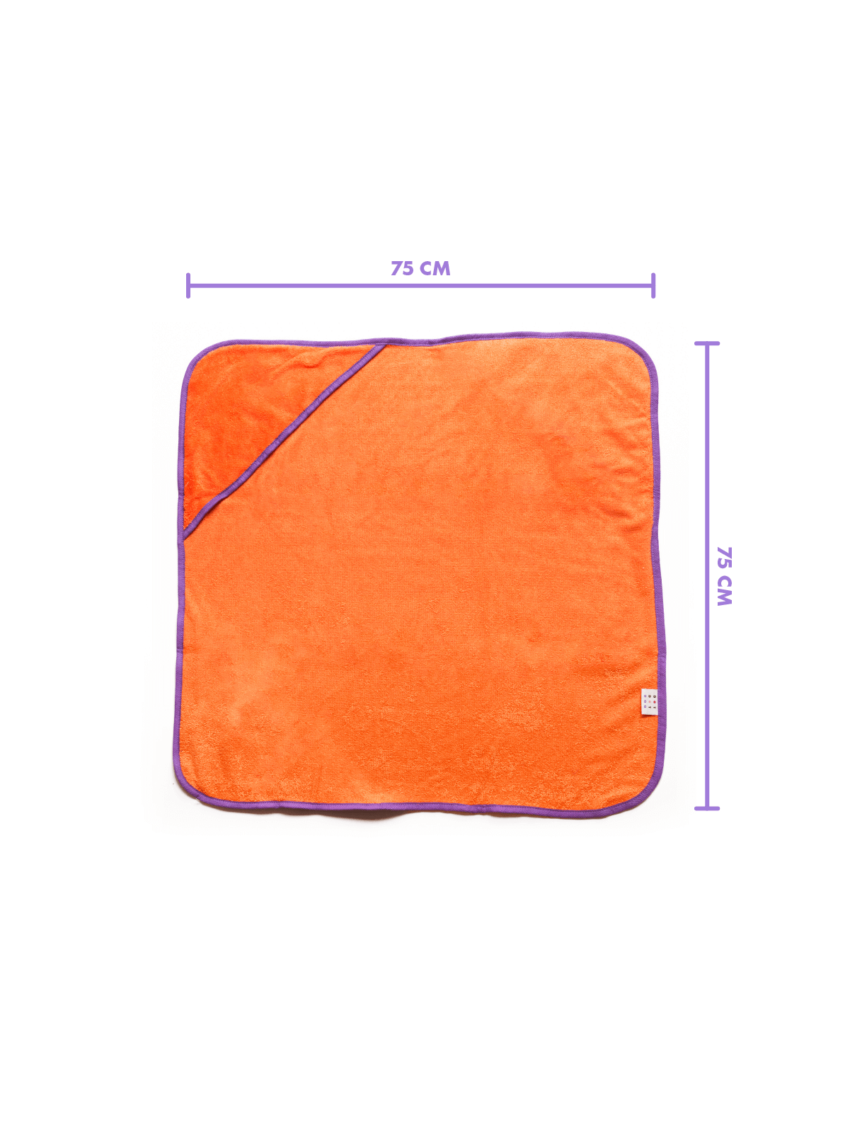 Dimensions of dog towel 75cm x 75cm
