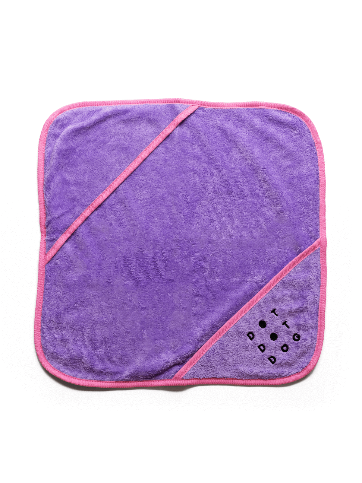 Image of the towel open showing drying pockets