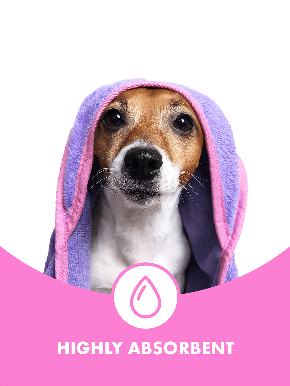 Bamboo bath towel for small dogs, highly absorbent, quick drying, hooded dog bath towel, best towel for dog bath time