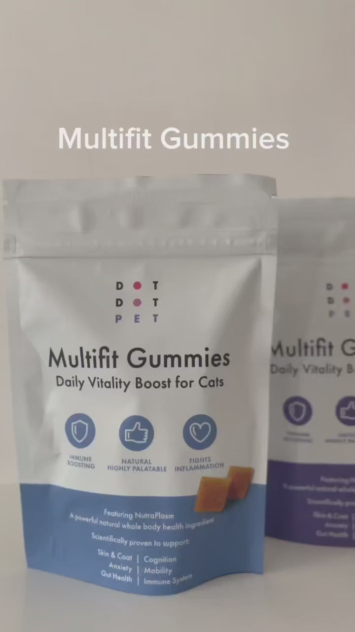 Multifit Gummies Treats for Cats - Naturally Immune Boosting