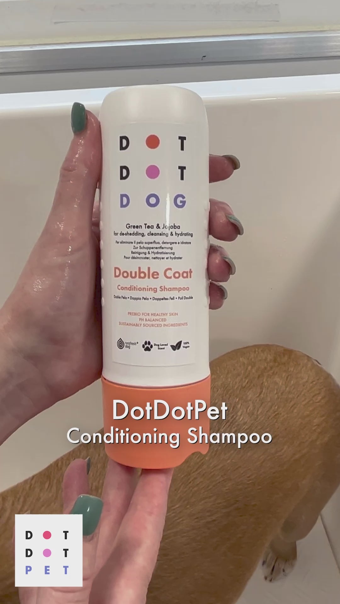 3 in 1 Deshedding Conditioning Dog Shampoo - Double Coated Dogs